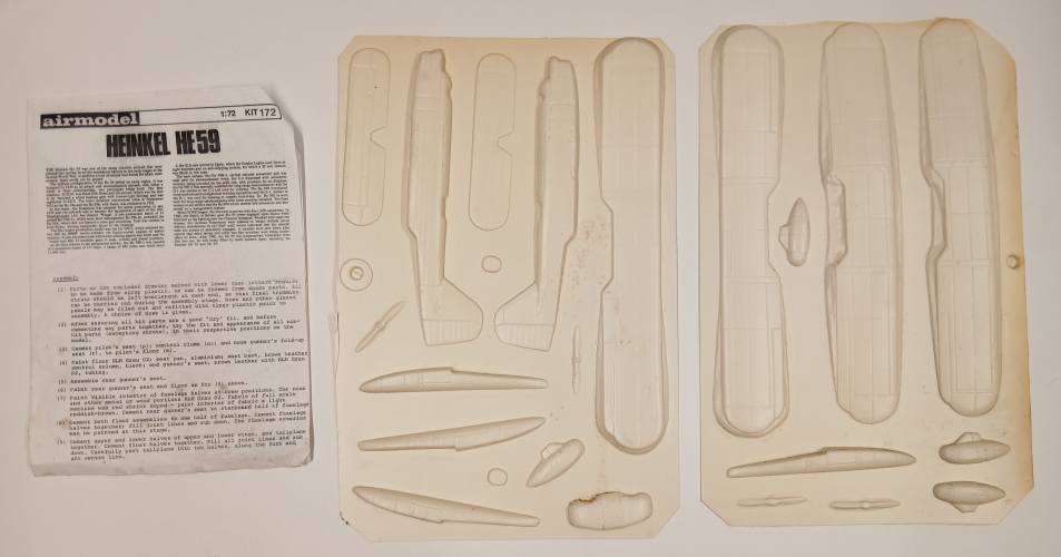 KINGKIT MODEL SCRAPYARD 1/72 AIRMODEL 172 HEINKEL HE59  INCOMPLETE 