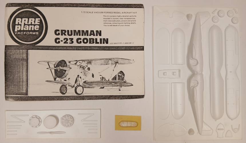 KINGKIT MODEL SCRAPYARD 1/72 RAREPLANE GRUMMAN G-23 GOBLIN  DAMAGED CANOPY 