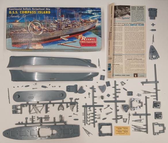 KINGKIT MODEL SCRAPYARD  RENWAL S606 USS COMPASS ISLAND  INCOMPLETE 
