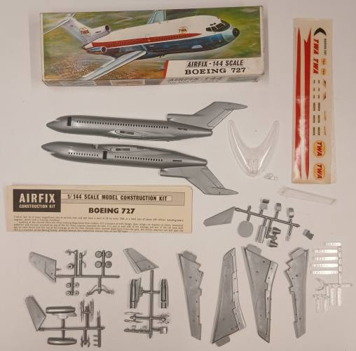 KINGKIT MODEL SCRAPYARD 1/144 AIRFIX SK503 BOEING 727  CRACKED DECALS 