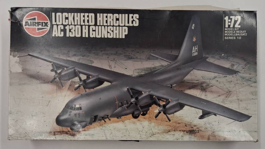 KINGKIT MODEL SCRAPYARD 1/72 AIRFIX 10001 SERIES 10 AC 130 H GUNSHIP  INCOMPLETE 