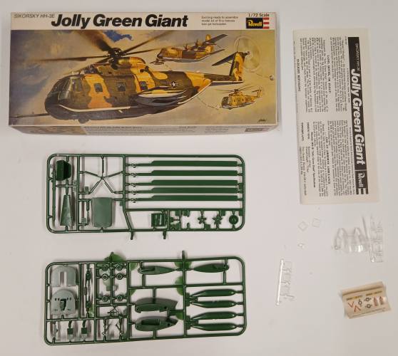 KINGKIT MODEL SCRAPYARD 1/72 REVELL H-144 JOLLY GREEN GIANT INCOMPLETE 