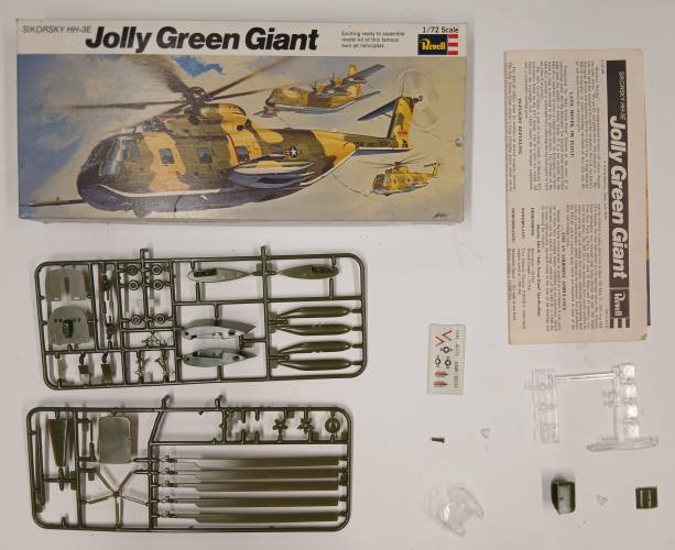 KINGKIT MODEL SCRAPYARD 1/72 REVELL H-144 JOLLY GREEN GIANT -  INCOMPLETE 