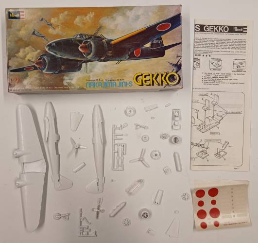 KINGKIT MODEL SCRAPYARD 1/72 REVELL H-105 NAKAJIMA J1N1-S  DESPRUED 