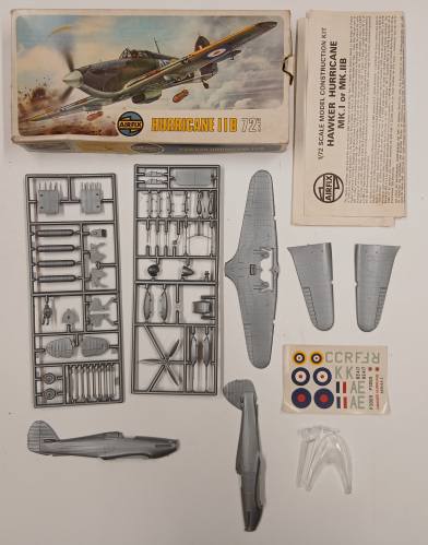 KINGKIT MODEL SCRAPYARD 1/72 AIRFIX 02042 HURRICANE IIB  NO CANOPY 