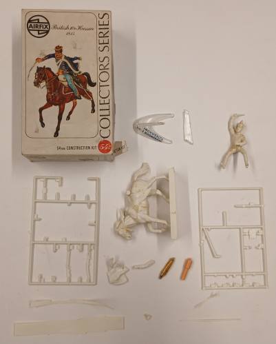 KINGKIT MODEL SCRAPYARD 54MM AIRFIX 02551 BRITISH 10TH  STARTED   INCOMPLETE 