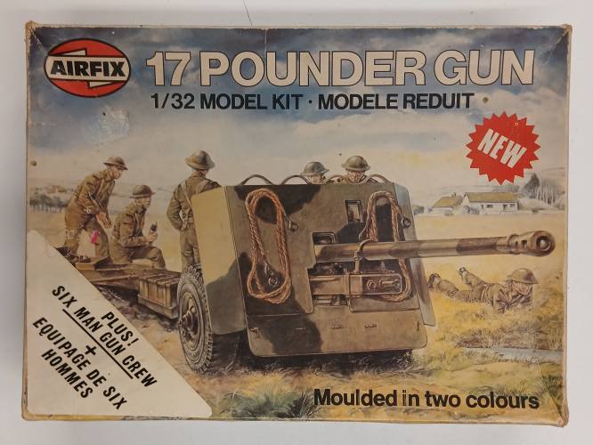 KINGKIT MODEL SCRAPYARD 1/32 AIRFIX 06361-0 17 POUNDER ANTI-TANK GUN  INCOMPLETE 