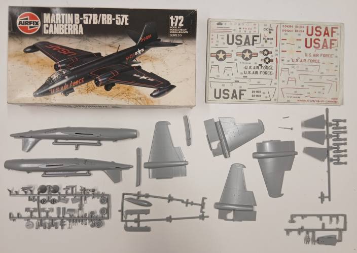 KINGKIT MODEL SCRAPYARD 1/72 AIRFIX 05018 MARTIN B-57B/RB-57E SERIES 5  DAMAGED DECALS 