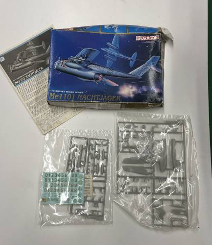 KINGKIT MODEL SCRAPYARD 1/72 DRAGON 5014 ME1101 NACHTJAGER  CRACKED DECALS 