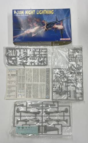 KINGKIT MODEL SCRAPYARD 1/72 DRAGON 5019 P-38M NIGHT LIGHTNING  NO DECALS 