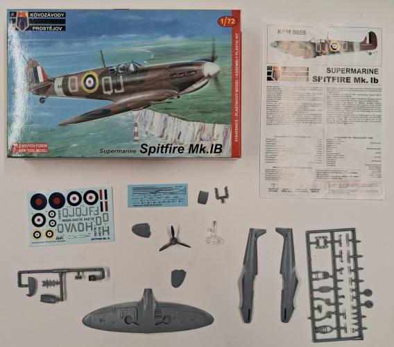 KINGKIT MODEL SCRAPYARD 1/72 KPM KPM0055 SUPERMARINE SPITFIRE MK.IB  STARTED 
