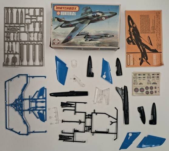 KINGKIT MODEL SCRAPYARD 1/72 MATCHBOX PK-117 HUNTER T.MK.7/F.6  MISSING CANOPY 