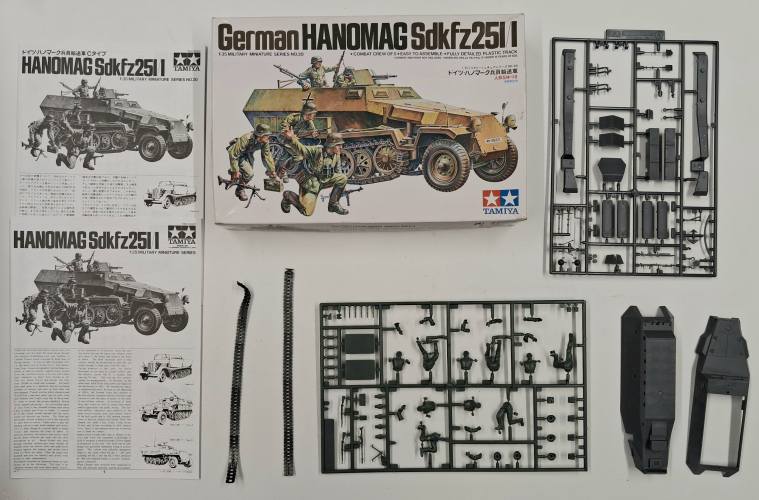 KINGKIT MODEL SCRAPYARD 1/35 TAMIYA 35020.2200 HANOMAG SDKFZ25I/I  NO DECALS 