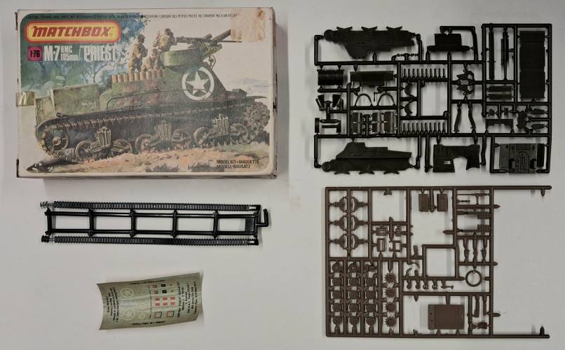 KINGKIT MODEL SCRAPYARD 1/76 MATCHBOX PK-89 M-7 HMC 105mm PRIEST  INCOMPLETE 