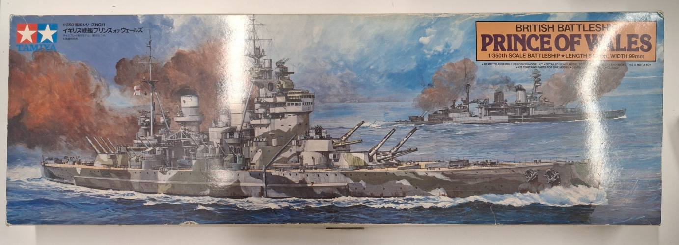 KINGKIT MODEL SCRAPYARD 1/350 TAMIYA 78011 PRINCE OF WALES  STARTED  - UK SALE ONLY