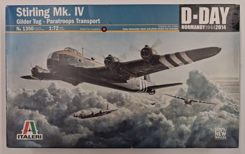 KINGKIT MODEL SCRAPYARD 1/72 ITALERI 1350 STIRLING MK IV  INCOMPLETE 