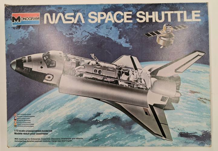 KINGKIT MODEL SCRAPYARD 1/72 MONOGRAM 5702 NASA SPACE SHUTTLE  DESPRUED 