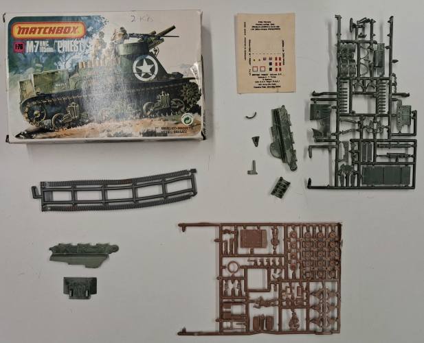 KINGKIT MODEL SCRAPYARD 1/76 MATCHBOX 40089 M-7 HMC 105mm PRIEST  SPARES AND REPAIRS 