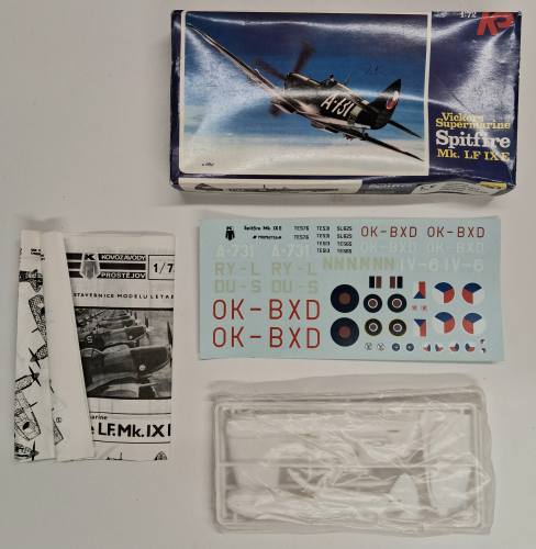KINGKIT MODEL SCRAPYARD 1/72 KP VICKERS SUPERMARINE SPITFIRE MK. LF IXE  NO CANOPY. 