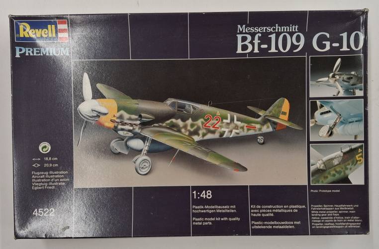 KINGKIT MODEL SCRAPYARD 1/48 REVELL 4522 BF-109 G-10  NO DECALS 
