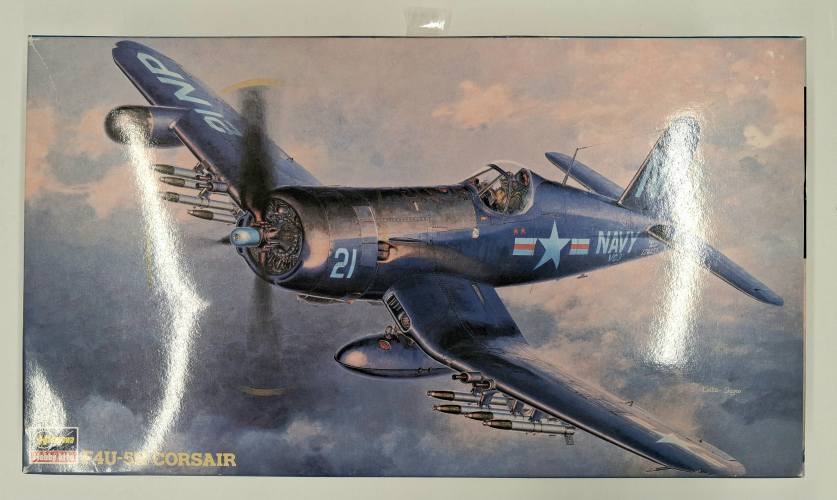 KINGKIT MODEL SCRAPYARD 1/48 HASEGAWA 09075 JT75 2200 F4U-5N CORSAIR U.S. NAVY/ M.C. NIGHT FIGHTER  STARTED 