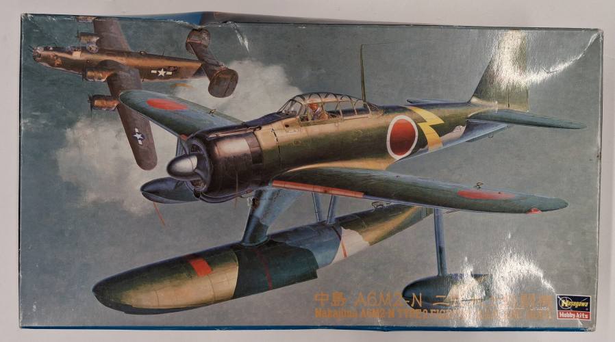 KINGKIT MODEL SCRAPYARD 1/48 HASEGAWA JT69 NAKAJIMA A6M2-N TYPE 2 FIGHTER SEAPLANE  RUFE   STARTED 
