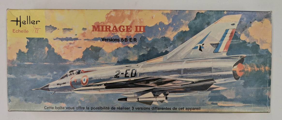 KINGKIT MODEL SCRAPYARD 1/72 HELLER 253 MIRAGE III VERSION 5-B-E-R  STARTED 