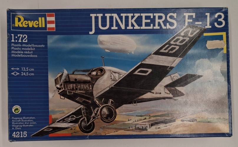KINGKIT MODEL SCRAPYARD 1/72 REVELL 4215 JUNKERS F-13  CRACKED  DECALS 