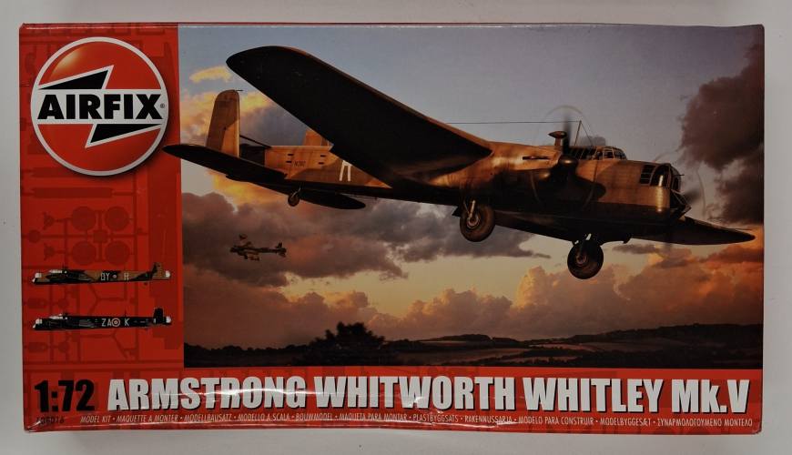 KINGKIT MODEL SCRAPYARD 1/72 AIRFIX A08016 ARMSTRONG WHITWORHT WHITLEY MK.V  STARTED 