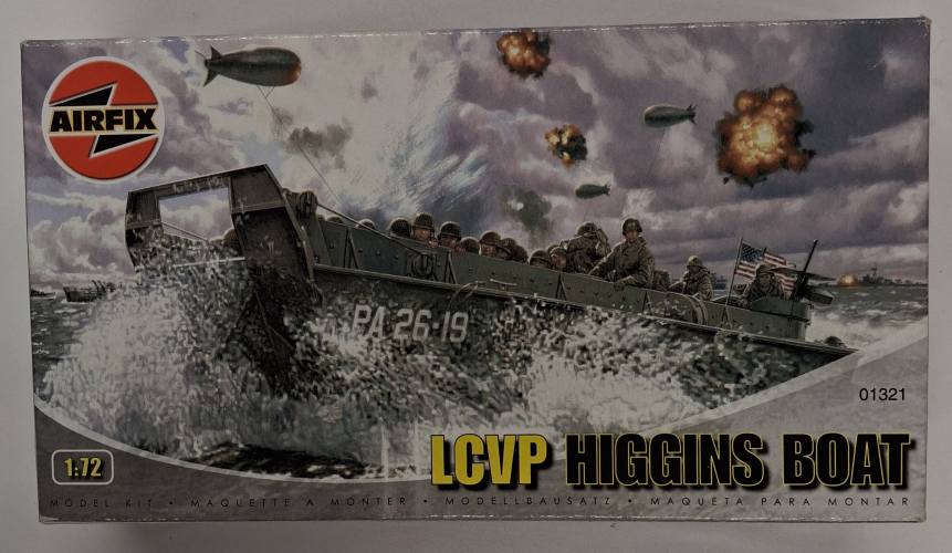 KINGKIT MODEL SCRAPYARD 1/72 AIRFIX 01321 LCVP HIGGINS BOAT  STARTED 