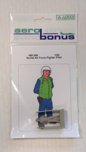 AIRES HOBBY MODELS 1/48 AERO BONUS 480066 SOVIET AIR FORCE FIGHTER PILOT 