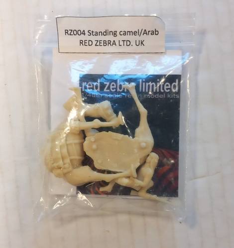 RED ZEBRA 1/48 RED ZEBRA 004 STANDING CAMEL/ARAB