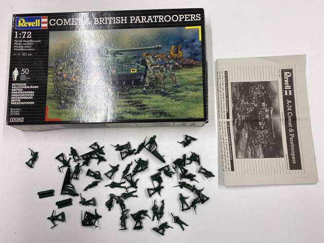 KINGKIT MODEL SCRAPYARD 1/72 REVELL 03162 COMET   BRITISH PARATROOPERS  SOLDIERS ONLY 