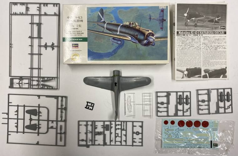 KINGKIT MODEL SCRAPYARD 1/48 HASEGAWA JT80 NAKAJIMA KI43-I HAYABUSA OSCAR  STARTED 