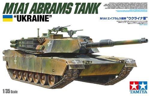 TAMIYA 1/35 25216 M1A1 ABRAMS TANK UKRAINE