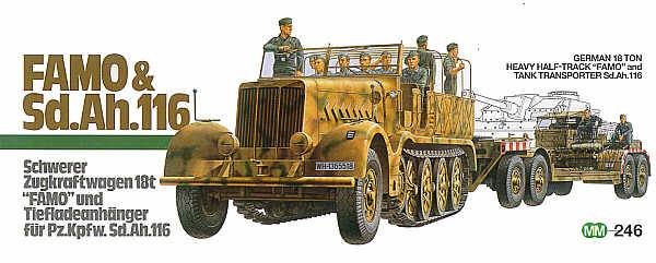 TAMIYA 1/35 35246 18t HALF TRACK FAMO   Sd.Ah.116  UK SALE ONLY 