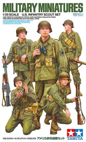 TAMIYA 1/35 35379 U.S. INFANTRY SCOUT SET