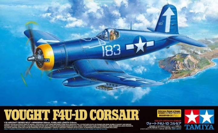 TAMIYA 1/32 60327 VOUGHT F4U-1D CORSAIR  UK SALE ONLY 
