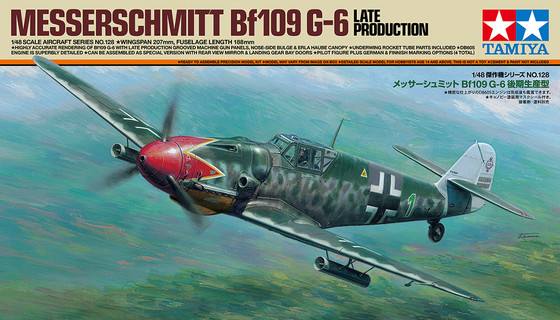 TAMIYA 1/48 61128 MESSERSCHMITT BF109 G-6 LATE PRODUCTION