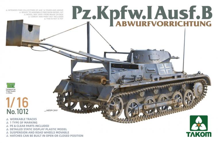TAKOM 1/16 1012 PZ.KPFW.I AUSF.B ABWURFVORRICHTUNG