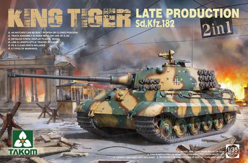 TAKOM 1/35 2130 KING TIGER LATE PRODUCTION SD.KFZ.182