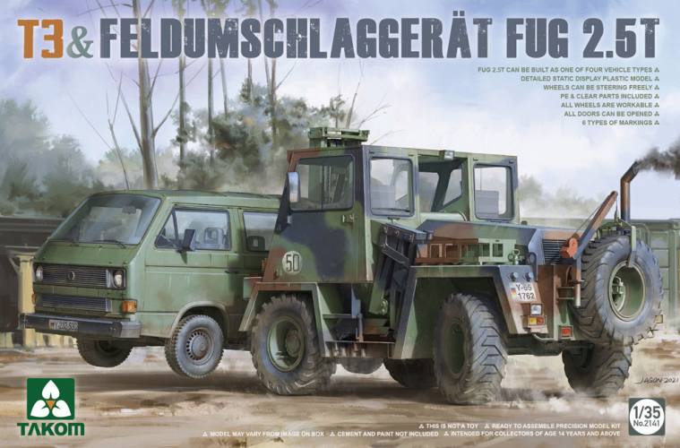 TAKOM 1/35 2141 T3   FELDUMSCHLAGGERAT FUG 2.5T 