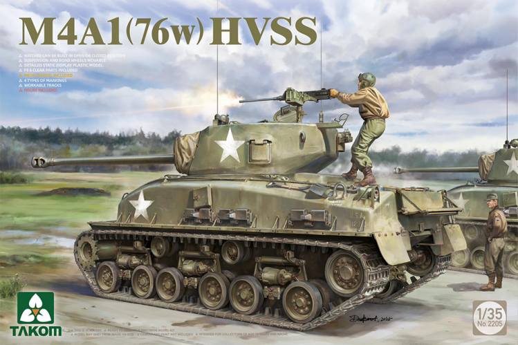 TAKOM 1/35 2205 M4A1 76W  HVSS