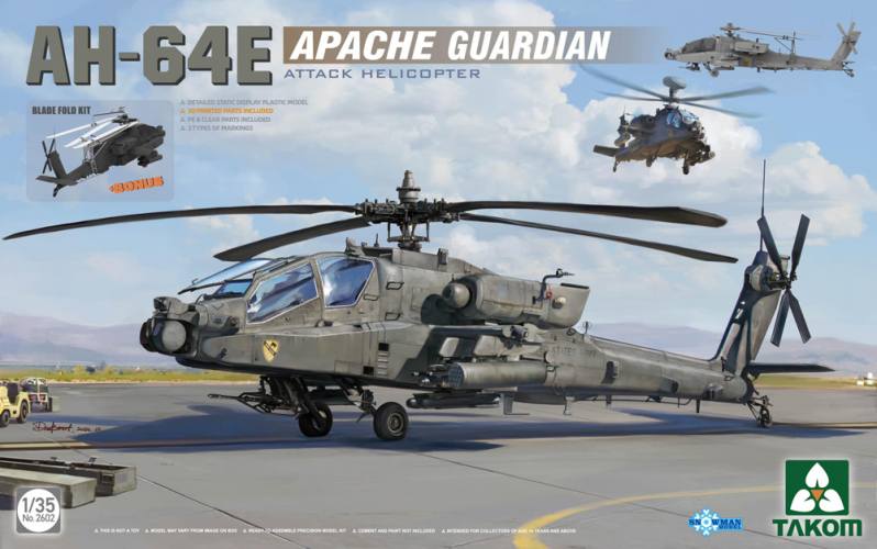 TAKOM 1/35 2602 AH-64E APACHE GUARDIAN 