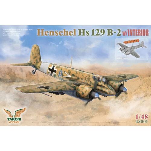 TAKOM 1/48 48001 HENSCHEL HS 129 B-2 WITH INTERIOR