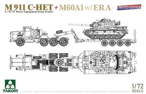 TAKOM 1/72 5024X M911 C-HET   M60A1 W/ ERA