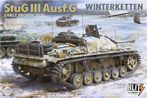 TAKOM 1/35 8010 STUG III AUSF.G WITH WINTERKETTEN EARLY PRODUCTION 