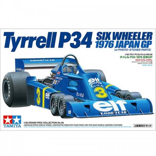 TAMIYA 1/20 20058 TYRRELL P34 SIX WHEELER