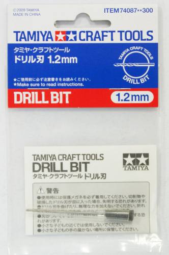 TAMIYA  74087 1.2MM DRILL BIT  UK SALE ONLY 