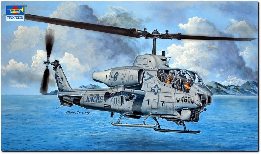 TRUMPETER MODELS 1/35 05117 AH-1W SUPER COBRA  TURNED EXHAUST 